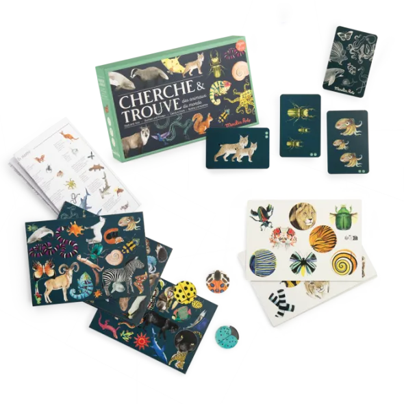 Jeu Cherche et Trouve - Tout autour du Monde