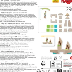 Jeu d'assemblage 3D - Tours penchées