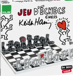 Jeu d'échec Keith Haring