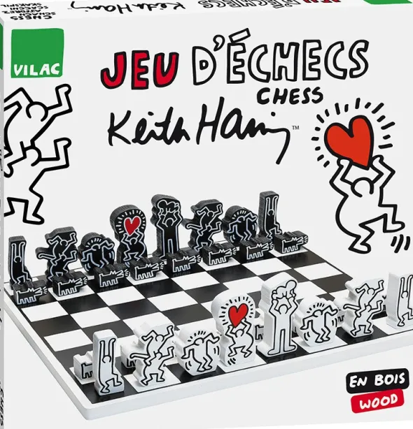Jeu d'échec Keith Haring