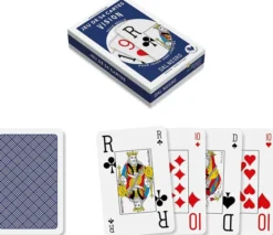 Jeu de 54 cartes Bridge - bleu - VISION le Coq Imperial