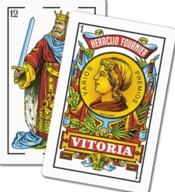 Jeu de Cartes Espagnol - 40 Cartes - Dos Rouge
