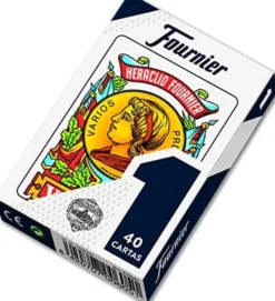 Jeu de Cartes Espagnol - 40 Cartes - Dos Bleu