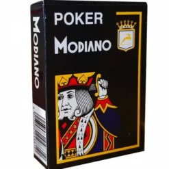 Jeu de 54 cartes Modiano format poker - Noir