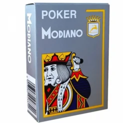 Jeu de 54 cartes Modiano format poker - Gris