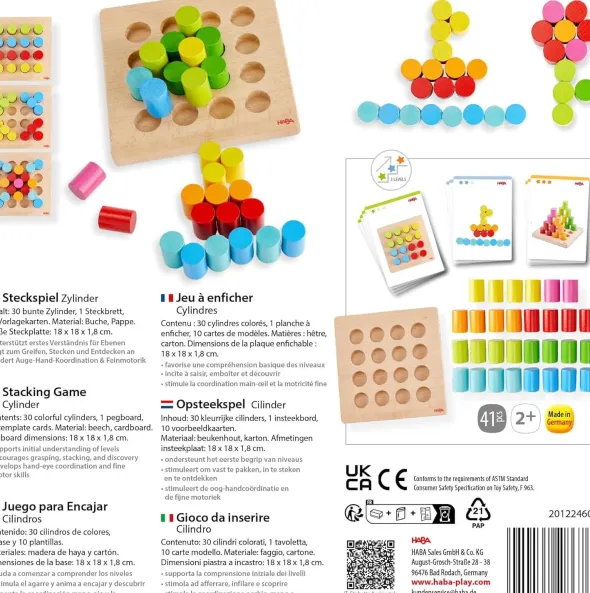 Jeu d'encastrement Cylindres