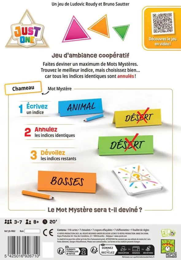Just One Nouvelle Version