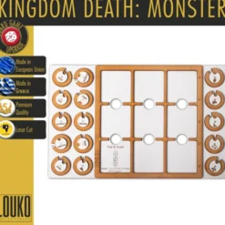 Kingdom Death : Plateau d'équipement des monstres avec cadrans