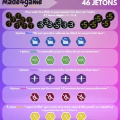 Kit de 46 jetons compatibles avec Lorcana
