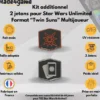 Kit de 2 jetons "Twin Suns" additionnels compatible Star Wars Unlimited