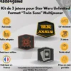 Kit de 3 jetons "Twin Suns" additionnels compatible Star Wars Unlimited