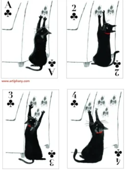 Kitten Club Playing Cards