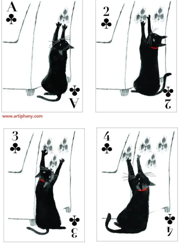 Kitten Club Playing Cards