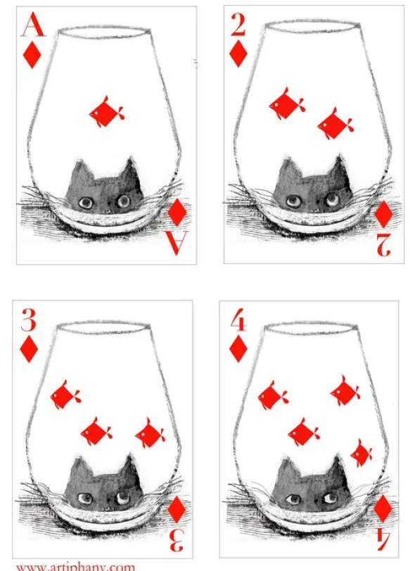 Kitten Club Playing Cards