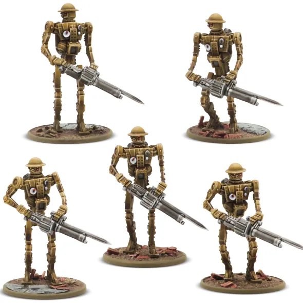 Konflikt '47 - British Commonwealth - Mk I Automated Infantry Squad with MMG