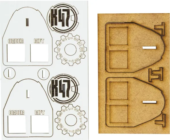 Konflikt'47 - MDF Rift Unit Pin Markers