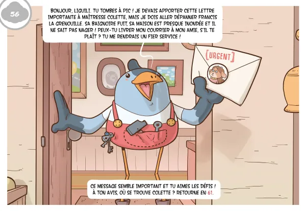 La BD dont tu es le petit héros - Liguili : Messager Aventurier