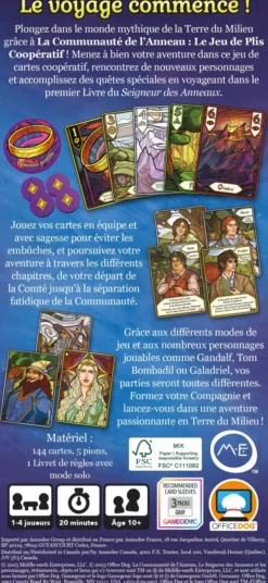 La Communauté de l'Anneau - Le Jeu de Plis Coopératif