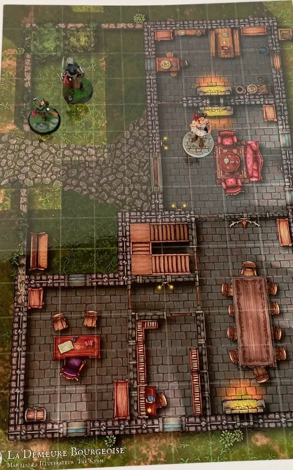 La Demeure Bourgeoise - battlemap