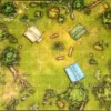 La Foret, la Route et le Bivouac - battlemap