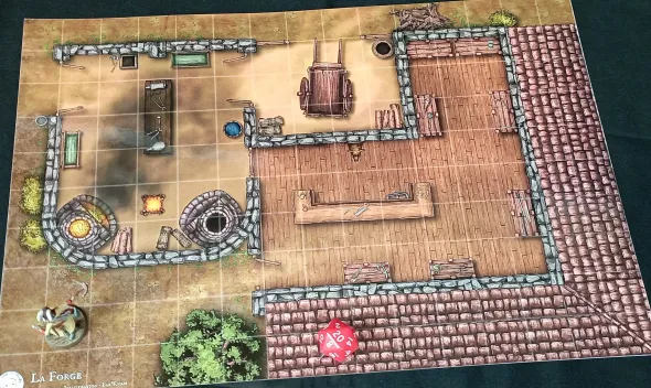 La Forge & La Taverne - Battlemap