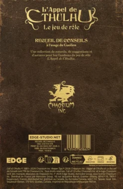 L'Appel de Cthulhu - Recueil de conseils