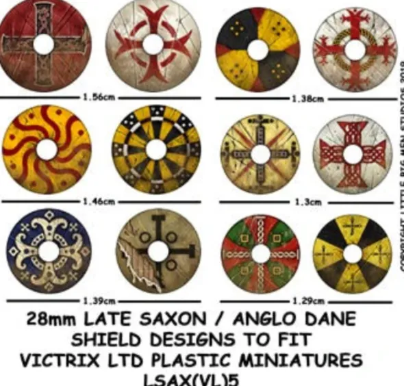 Late Saxon / Anglo Dane Shield Designs LSAX 5