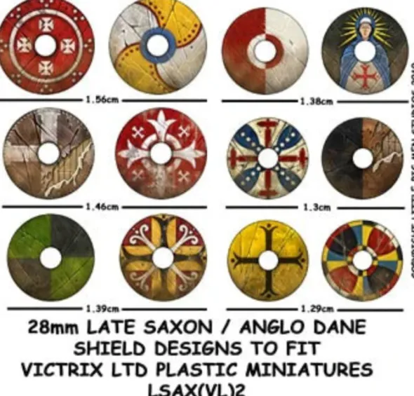 Late Saxon / Anglo Dane Shield Designs LSAX 2