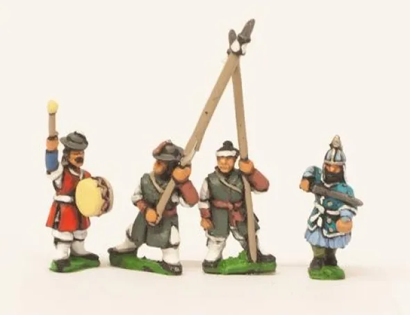 Late 16th Century Korean: Command - Officers, Standard Bearers and Drummers
