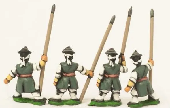 Late 16th Century Korean: Medium Infantry with Spears