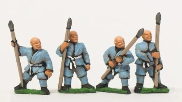 Late 16th Century Korean: Monks with Spears