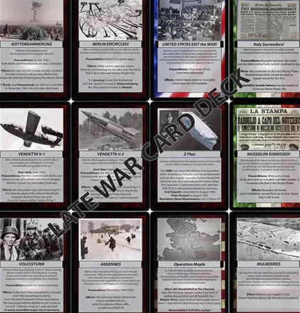Late War Card Deck