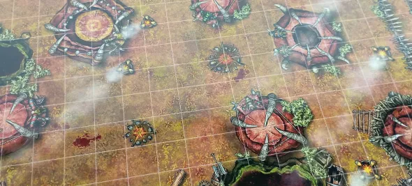 Le Camp Fortifié Orque - Battlemap