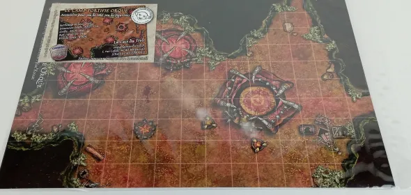 Le Camp Fortifié Orque - Battlemap