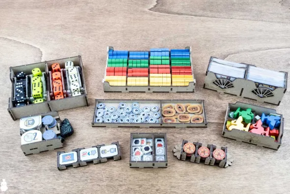 Le Château Blanc - Boîte de Rangement Dicetroyers Compatible