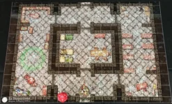 Le Donjon et le Trône Givré - battlemap