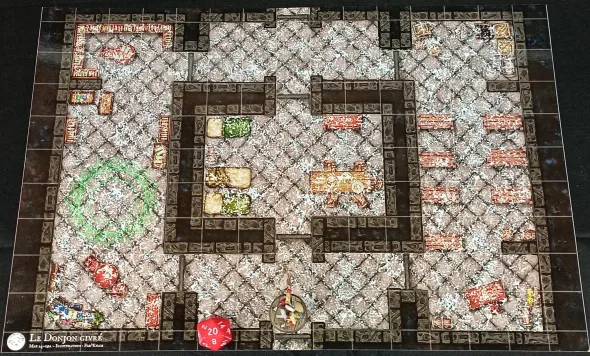 Le Donjon et le Trône Givré - battlemap