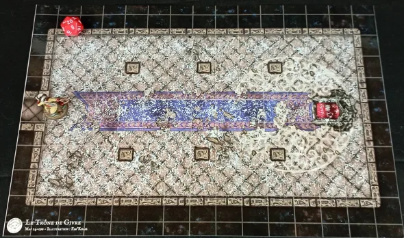 Le Donjon et le Trône Givré - battlemap