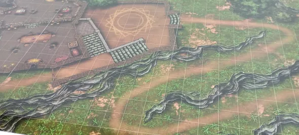 Le Monastère de Montagne - Battlemap
