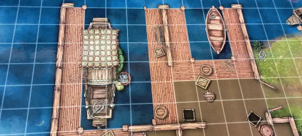 L'Entrepôt Fluvial - battlemap