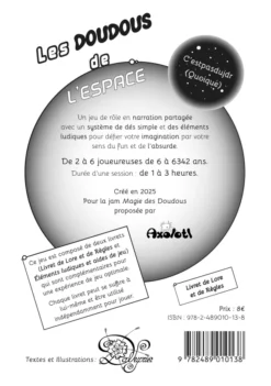 Les Doudous de l'espace - Livret de Règles