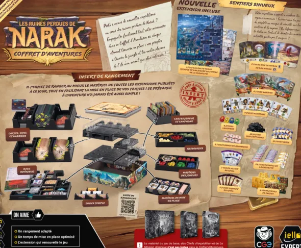 Les Ruines Perdues de Narak : Coffret d'Aventures