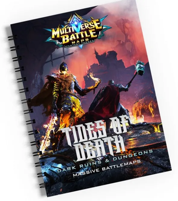 Livre de Cartes de Bataille Massive Fantasy – Les Marées de la Mort