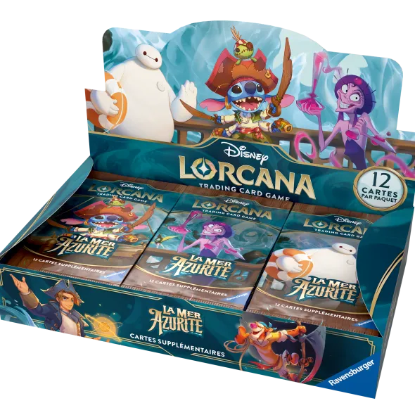 Lorcana - Boite de 24 Boosters La Mer Azurite
