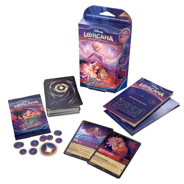 Lorcana - Deck de Démarrage Ciel Scintillant - Elsa et Ralph