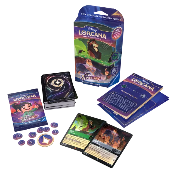 Lorcana - Deck de Démarrage Ciel Scintillant - Scar et Kronk
