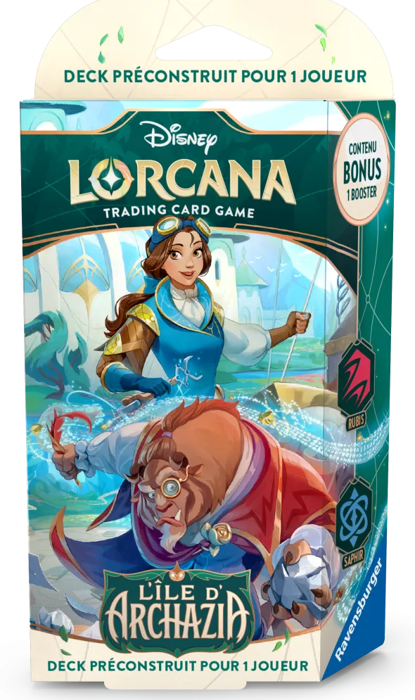 Lorcana - Deck de Démarrage L'Ile d'Archazia - La Belle et La Bête