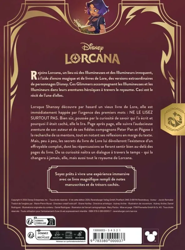 Lorcana - La Quête des Merveilles : Le Livre de Lore