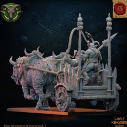 Lost Kingdom miniatures - Hardes bestiales - Char homme-bête