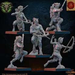 Lost Kingdom miniatures - Hardes bestiales - 10 Archers faunes